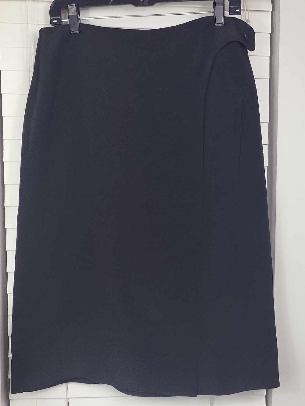 Daisy Silk Mulberry silk Classic Black Women's Pencil Skirt. Size‎ XL